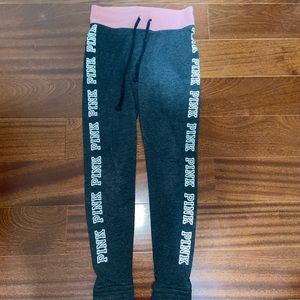 VS Pink Logo leggings size small